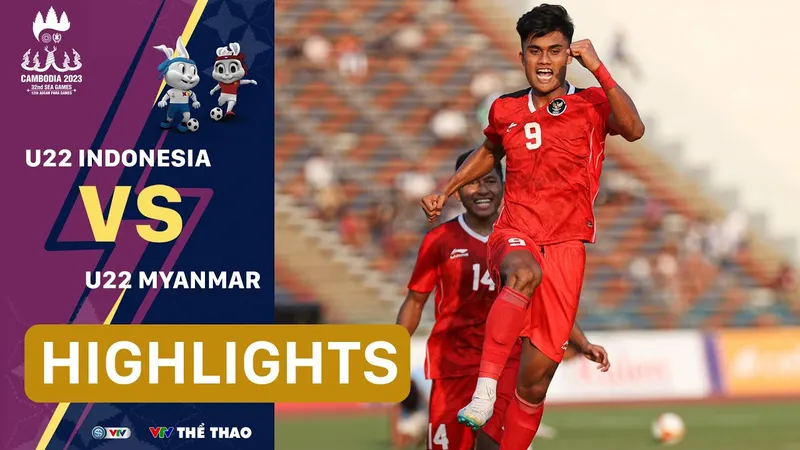 Cầu thủ U22 Indonesia tung cú sút mạnh vào khung thành đối phương trong trận đấu với U22 Myanmar Cầu thủ U22 Indonesia tung cú sút mạnh vào khung thành đối phương trong trận đấu với U22…