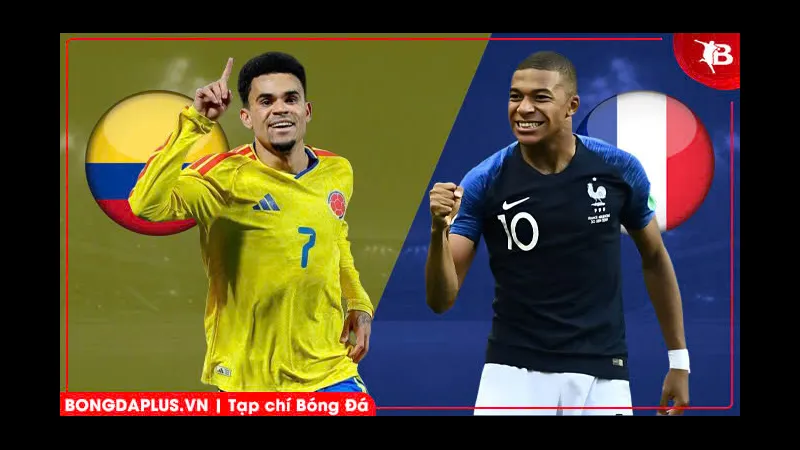 Cầu thủ Colombia và Pháp chiến đấu gay cấn trên sân Cầu thủ Colombia và Pháp chiến đấu gay cấn trên sân